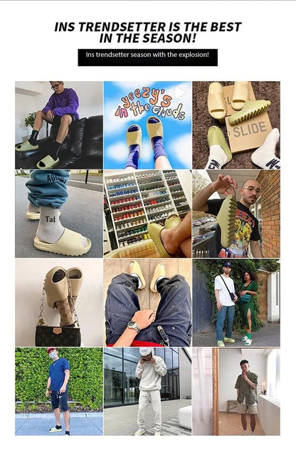men Soft Sole Eva Home Slippers Women Indoor Mute Non Slip Bathroom Slides Woman Lightweight Summer Beach Flip Flops Flat Sandal