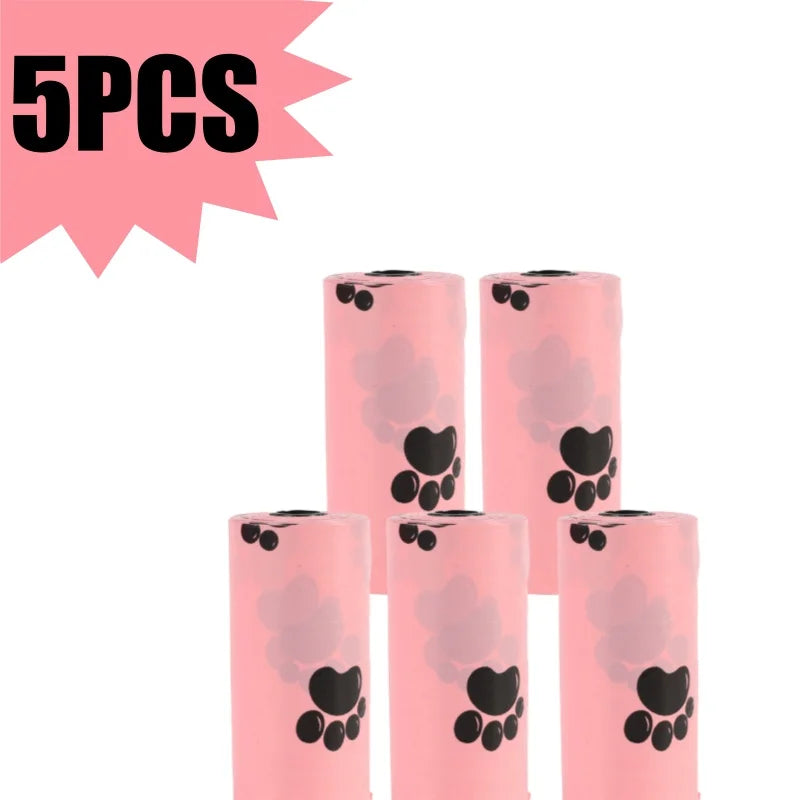 20Rolls Dog Poop Bag Outdoor Cleaning Poop Bag Biodegradable Cat Dog Garbage Bag with Dispenser Gift Dog Waste Bags Pet Supply