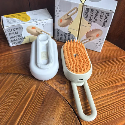 Pet Steam Brush Cat Dog Cleaning Steamy Spray Massage Beauty Comb 3 in 1 Hair Removal Grooming Supplies Pets Accessories Comb