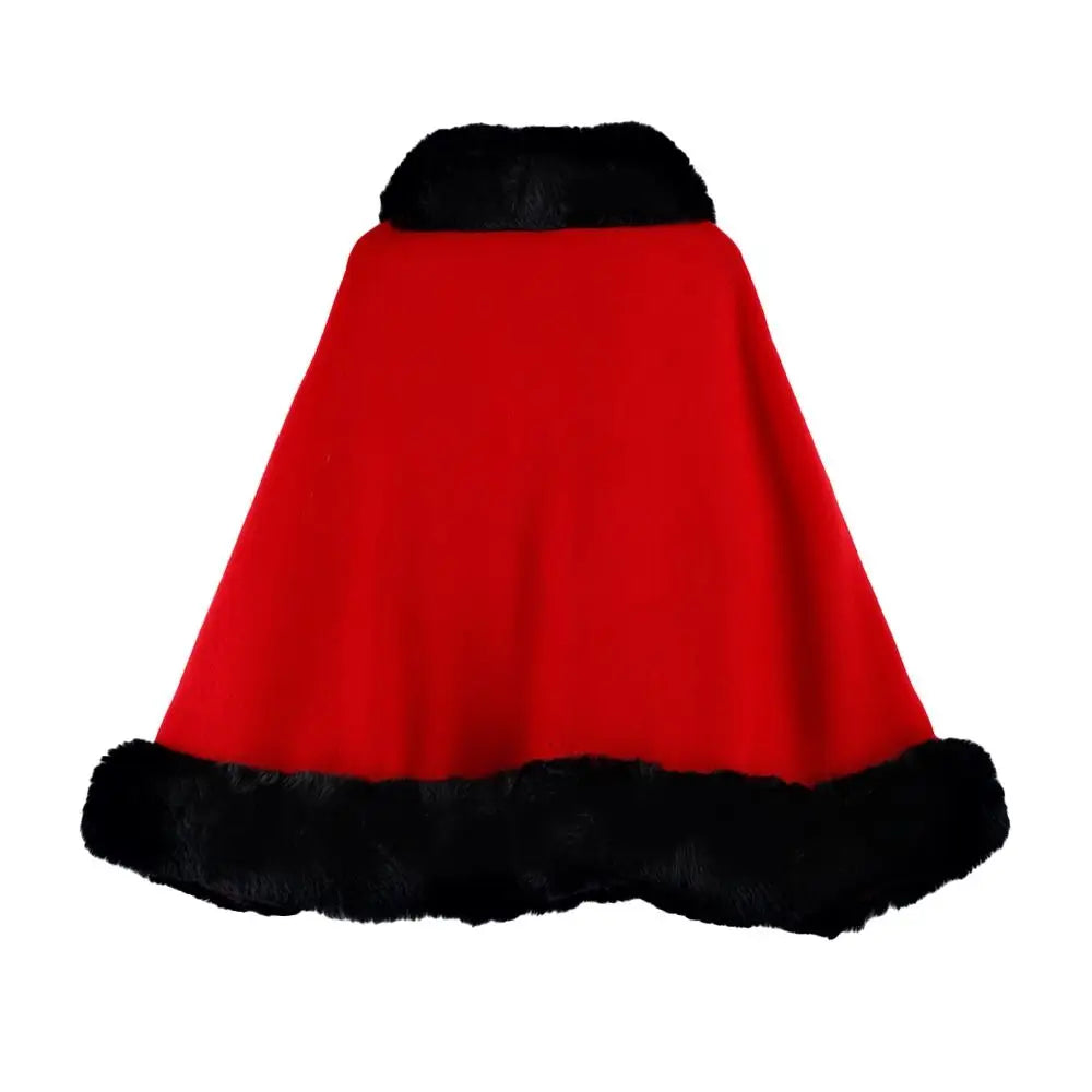 Women Winter Warm Shawl Thicken Coat Cardigan Cape Cloak Outer