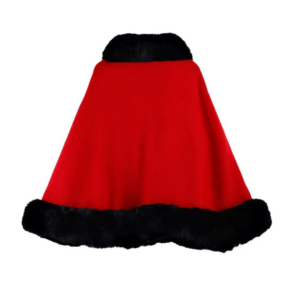 Women Winter Warm Shawl Thicken Coat Cardigan Cape Cloak Outer