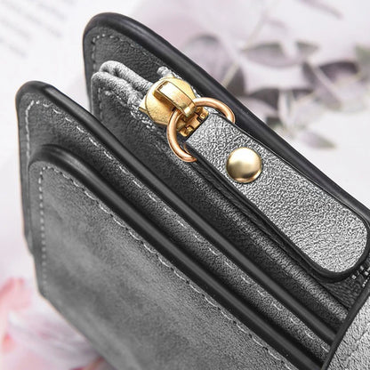 Heart-Shaped Animal Paw Butterfly Print Design Women Wallets Card Coin Wallet for Girls Purse ID Wallets Female Coin Purse Gift