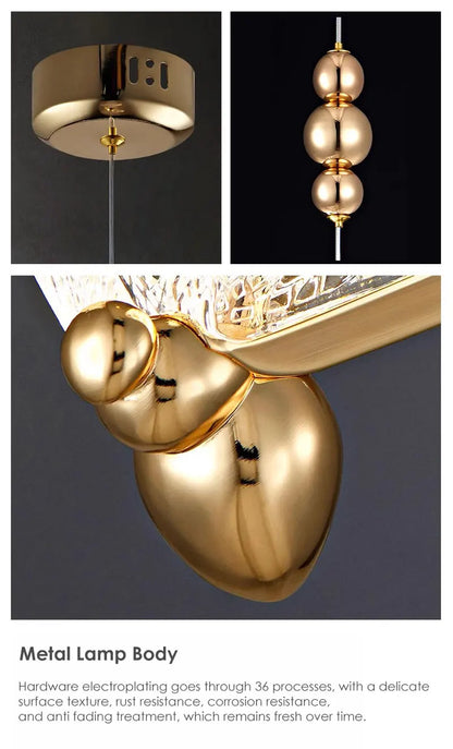 Minimalist LED Chandelier Lamps for Kitchen Dinning Room LED Pendant Lights Pendant Lamps for Foyer Corridor TV Background