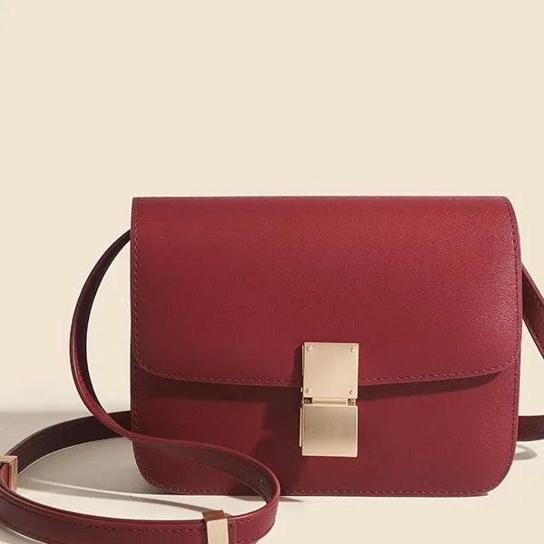 Luxury Designer Tofu Bags Square Bag One Shoulder Crossbody Bag Fashion Handbags Top Quality Genuine Leather Women's Bag Chic