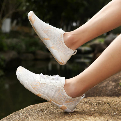 Mens River Tracking Shoes New Five Finger Swimming Surfing Breathable Elastic Aqua Shoes Unisex Summer Barefoot Beach Sneakers