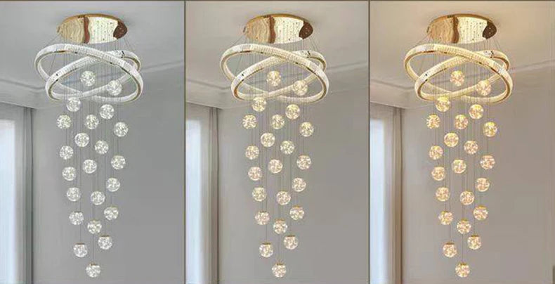Home decorationPendant lights, luxury crystal living room chandelier, bedroom Pendant lamp, ceiling light, indoor lighting