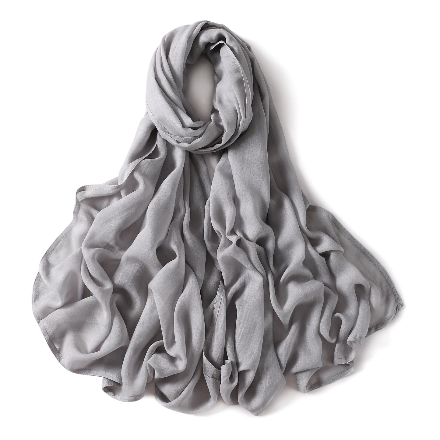 New Big Size Solid Rayon Modal Hijab Scarf Women Muslim Headscarf Wraps Shawl Femme Musulman Headband Islamic Turban 190*85cm