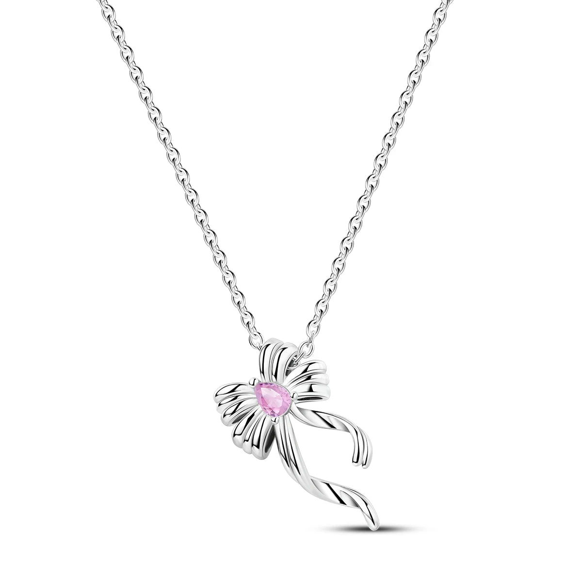 925 Sterling Silver Luminous Firefly Heart Shaped Zircon Pendant Necklace For Women Fashion Anniversary Birthday Jewelry Gifts