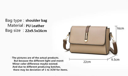 Fashion Luxury Design Women Small Shoulder Crossbody Bags Ladies Square Bag Satchels Cluthes Messenger Bag Ladies Flap Handbag