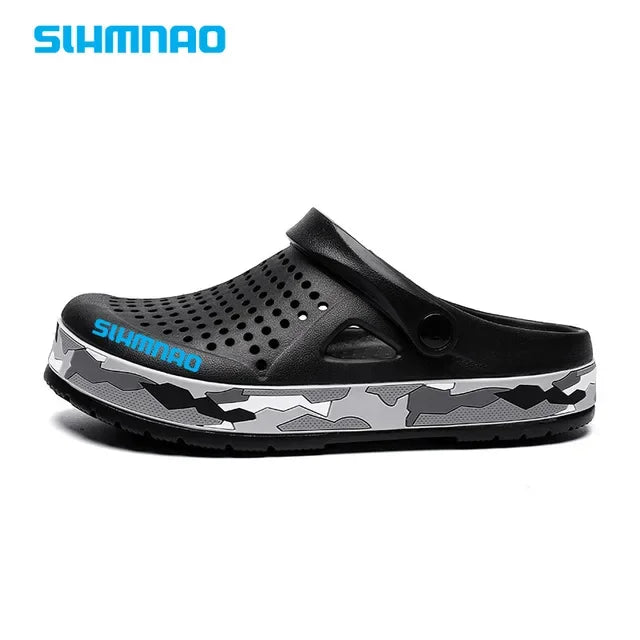 2025 Summer Outdoor Beach Casual Sandals, Lightweight and Breathable Household Shoes, Anti Slip and Breathable Fishing Slippers