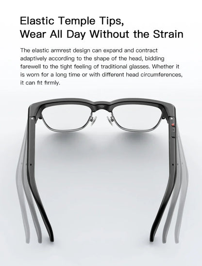 New Smart Glasses Take Photos and Videos Real-Time Translation Voice Assistant Translation 2GB Memory 800W Camera Smart Glasses