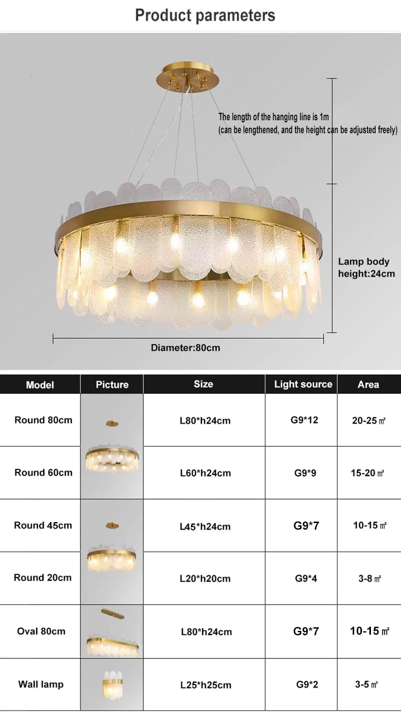 Modern Luxury Lustre Crystal Chandelier Living Room Ceiling Lights Dining Room LED Chandeliers Villa Gold Crystal Pendant Lamp