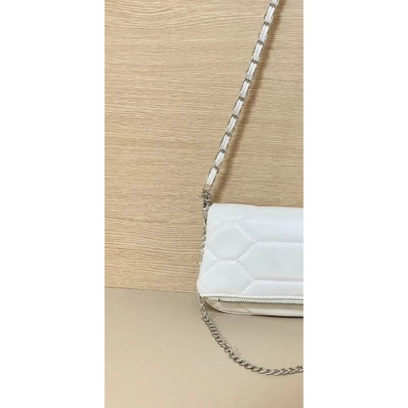 New Fashion Women Envelope Bag PU Leather Retro Crossbody Bag Luxury Design Ladies Shoulder Bag