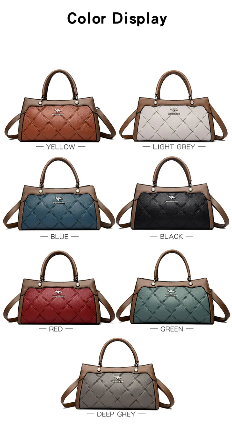 Top Quality Leather Hand Shoulder Bags for Women Luxury Handbags Women Bags Designer Casual Large Capacity Tote Bag Sac
