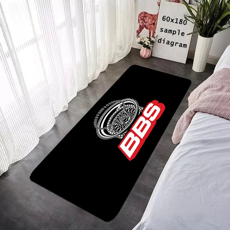 House Entrance Doormat BBS Wheel HubHallway Carpet Living Room Rugs Foot Carpets Bathroom Rug Floor Mats Non-slip Home Decor