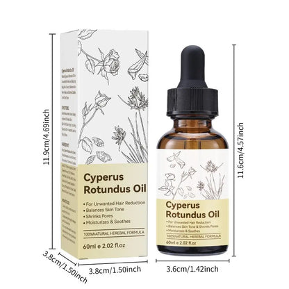 Natural Cyperus Rotundus Essential Oil Pure Plant Hair Removal Care Oil Smooth Skin Soothing Relax Body Massage Aromatherapy