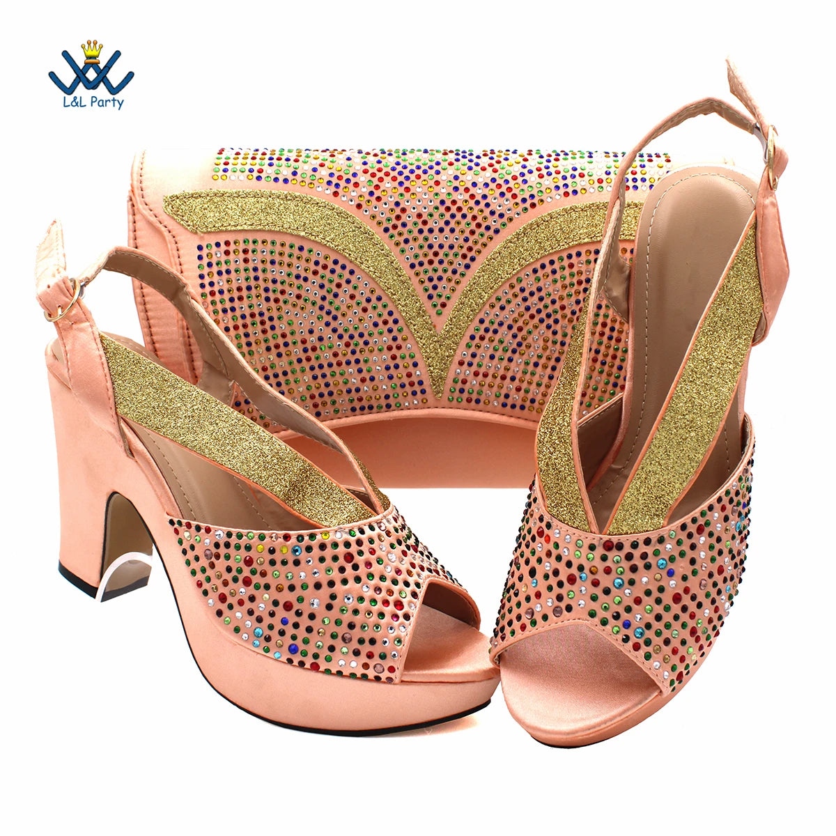 Fashionable Italian Mature Style African Sets Black Color Nigerian Shoes Matching Bags for Royal Wedding Party