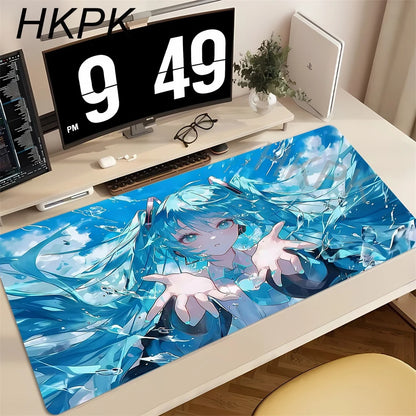 Anime Mouse Pad Gamer Keyboard Pad Desk H-hatsune Miku Mouse Mat Carpet Rubber Tapis Souris Gaming Notbook Exquisite PC Mousepad
