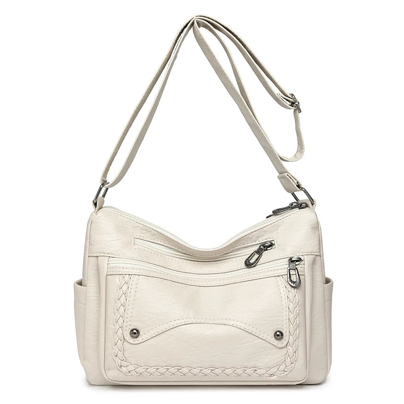 High Quality Leather Luxury Handbags Ladies Bag Designer Shoulder Crossbody Bags For Women 2024 New Bolsa Feminina Sac A Main