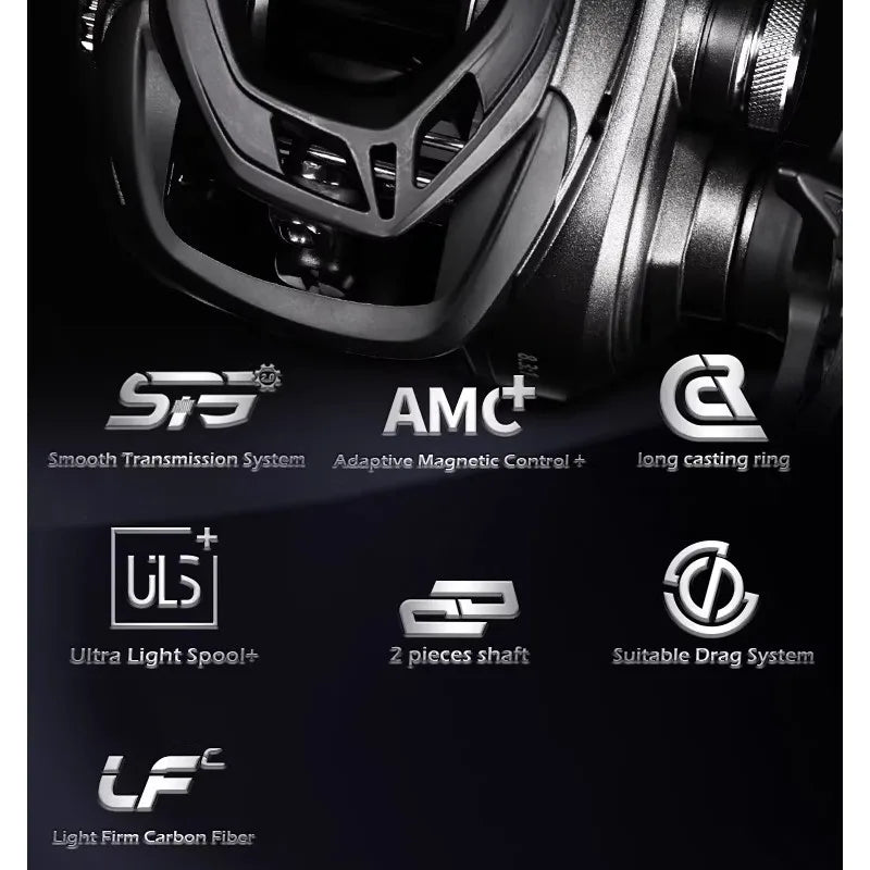 Haibo 26 NEW ARISE AIR Fishing Reel 142g 7.2:1 8.3:1 Carbon Fiber Frame & Side Cover 11B+1RB Micro Baitcasting