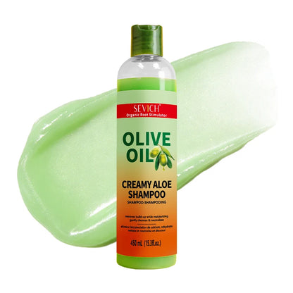 Olive Oil Shampoo 450ml Deep Cleansing Dandruff Removal Shampoo Oil Control Prevents Hair Breakage Scalp Cleansing Hair Care