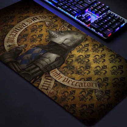 Kingdom Come Deliverances Games Mouse Pad Game eSports CSGO mouse pad extra large thickened table mat boys and girls anti-slip m