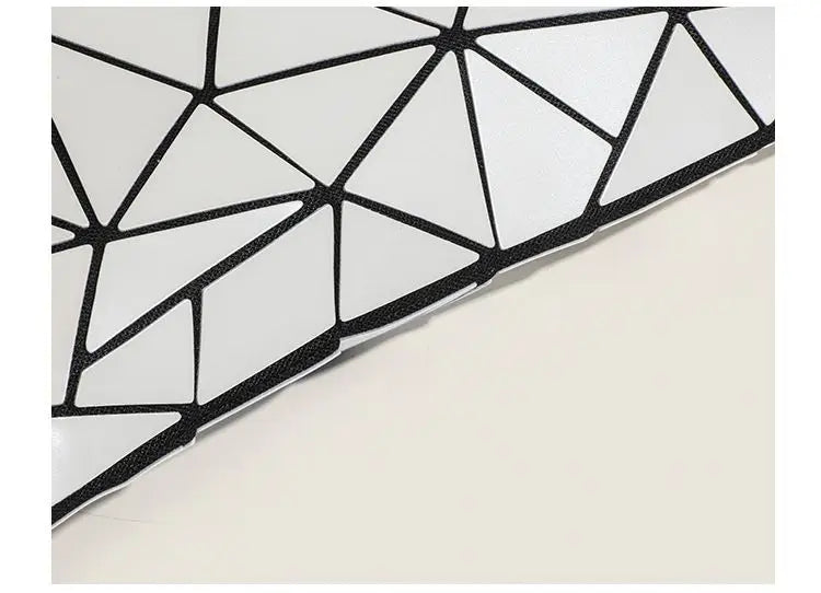 Luminous Bag Reflective Geometric Bags for Women 2024 Quilted Shoulder Bags Totes Female Handbags Bolsa Feminina Sac À Main