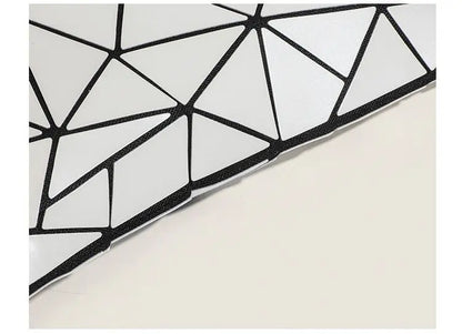 Luminous Bag Reflective Geometric Bags for Women 2024 Quilted Shoulder Bags Totes Female Handbags Bolsa Feminina Sac À Main