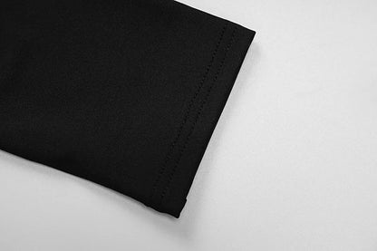 New Fall Women's Cut Out Round Neck Long Sleeve Cold Shoulder Top Sexy Cold Shoulder Chic Layering Piece Autumn Fashion Tops
