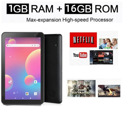 7 INCH Android 6.0 Tablet PC 1GB RAM 16GB ROM RCT6973 Sofiaboard RK30sdk Quad-Core 1024 X 600 Pixels WIFI Dual Camera