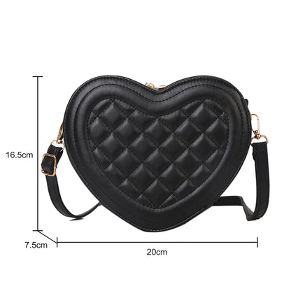 Luxury Love Shaped Shoulder Bag Small Handbags Designer Crossbody Bags Women Sling Purse Red Peach Heart Phone Bag Shoulder Bag