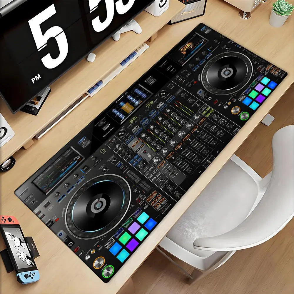 Mouse Pad Music Radio Dj Panel Gamer printon demand Custom Computer MousePad Natural Rubber Office Soft PC Accessory Desktop Pad