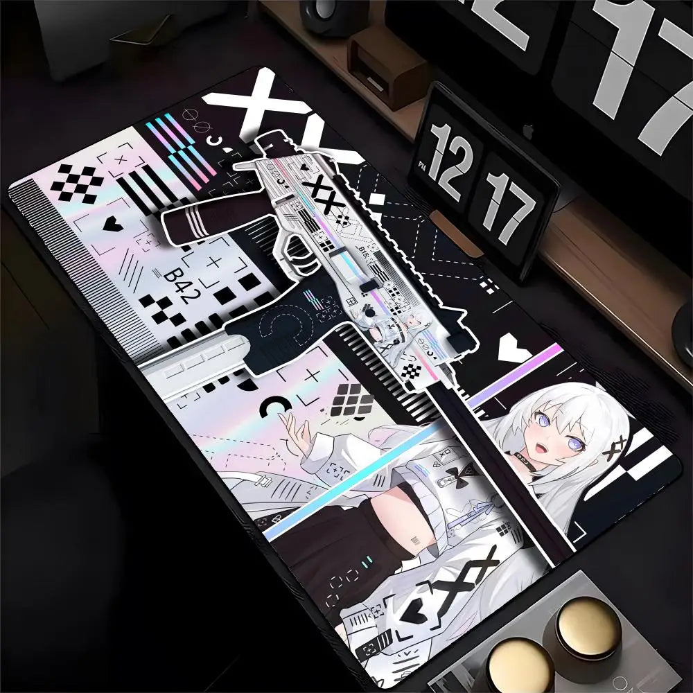 Popular Game CSGO Mouse Pad Mousepad HD Printing Computer Gamers Locking Edge Non-slip Mouse Pad XXL90x40cm Keyboard PC Desk Pad