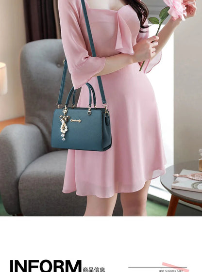 New Women bag Shoulder bag Handbag for women 2026 Crossbody bag pattern PU Portable bucket bag ladies messenger bag