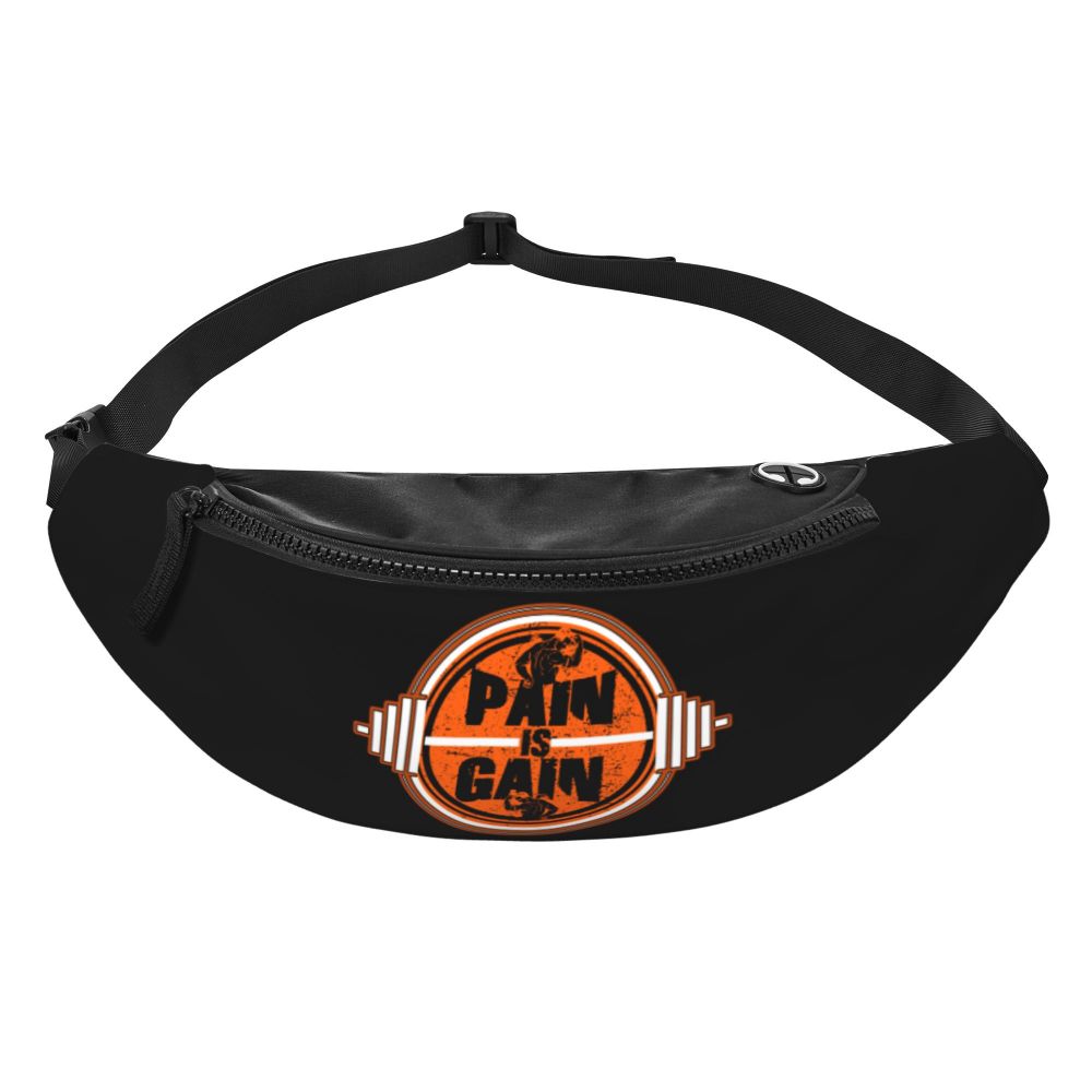 Powerhouse Gym Fanny Bag Custom Bodybuilders Fitness Crossbody Waist Pack Men Women Cycling Camping Phone Money Pouch