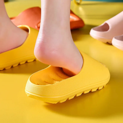 Men's Bathroom Bathing Slippers Women's New Summer Indoor Home Eva Anti-Slip Anti-Odor Couple Shower Leakage Quick-Drying Slippers for Women