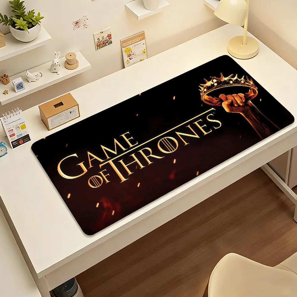 TV G-Game Of T-Thrones  Mouse Pad Non-slip Rubber Computer Mat Gamer Balance Decoracion Deskmat Laptop Office Large