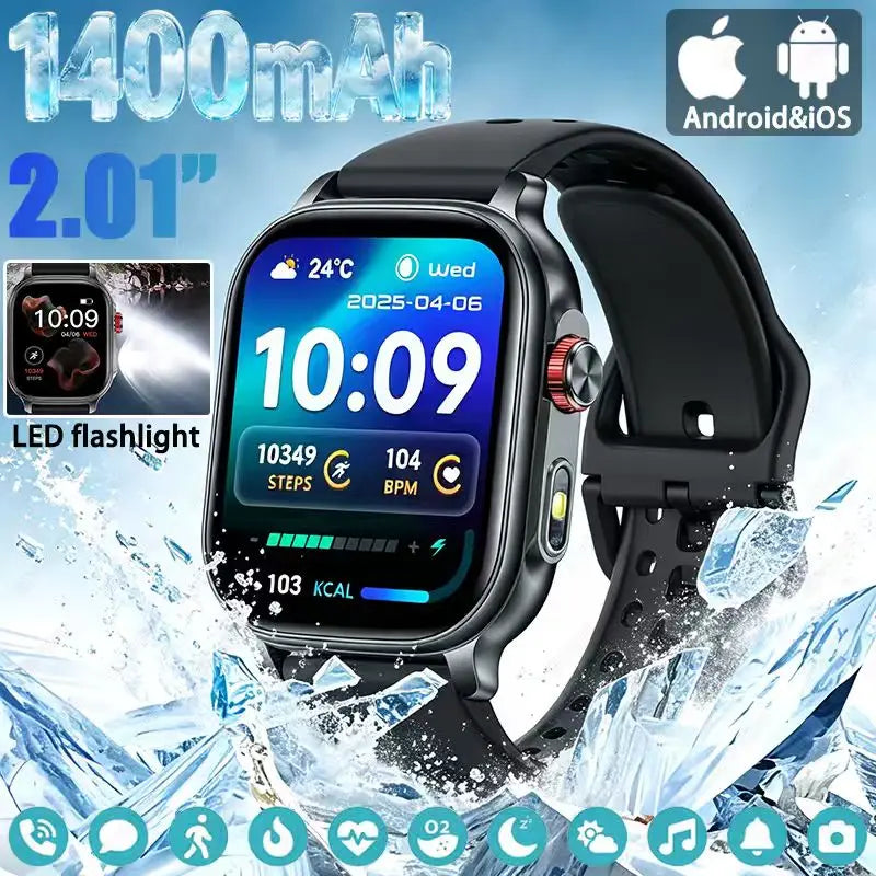 2026 New Men's and Women's Smartwatches, Fitness Trackers, Wireless Calling, IPX8 Waterproof, Activity Pedometers, Birthday Gift