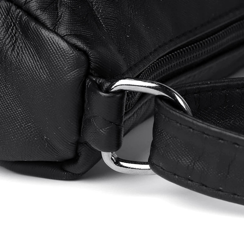 Women Bag High Quality Woman's Soft PU Leather Shoulder Bags Multi-Layer Classic Crossbody Bag Luxury Designer Handbag and Purse