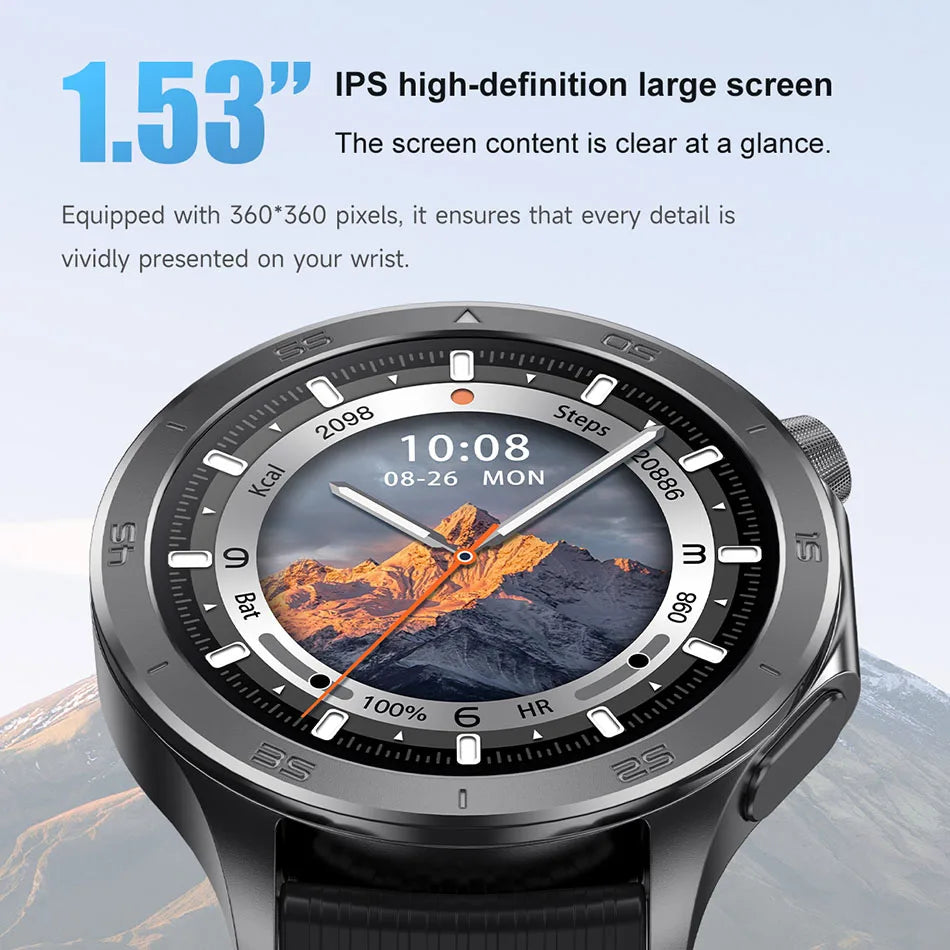 2025 New For OPPO Watch X2 GPS Smart Watch Men High-end Business Men Bluetooth Call IP68 Waterproof Fitness Tracker Smartwatches