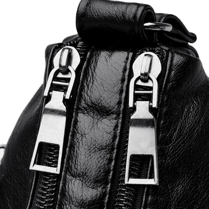Fashion Soft Leather Crossbody Bags for Women 2026 Casual Female Multi Pocket Messenger Bags Retro Handbags Ladies Shoulder Bags