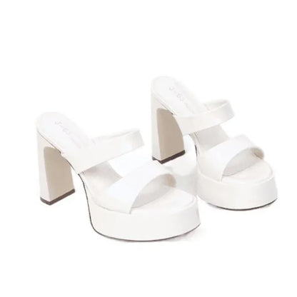 Sexy Super High Heels Women Slippers Chunky Fashion Shoes Pumps Sandals New Party Luxury Flip Flops Walking Mujer Flip Flops