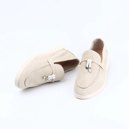 Not Logo Wholesale Women's Summer Round-Toe Rubber Stitching Adult Flats Sneakers