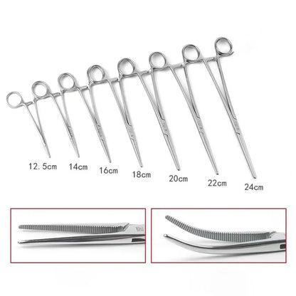 Hand Tool  Hemostatic Forceps Pet Hair Clamp Fishing Locking Pliers Epilation Tools Curved/Straight Tip Cutter Tool