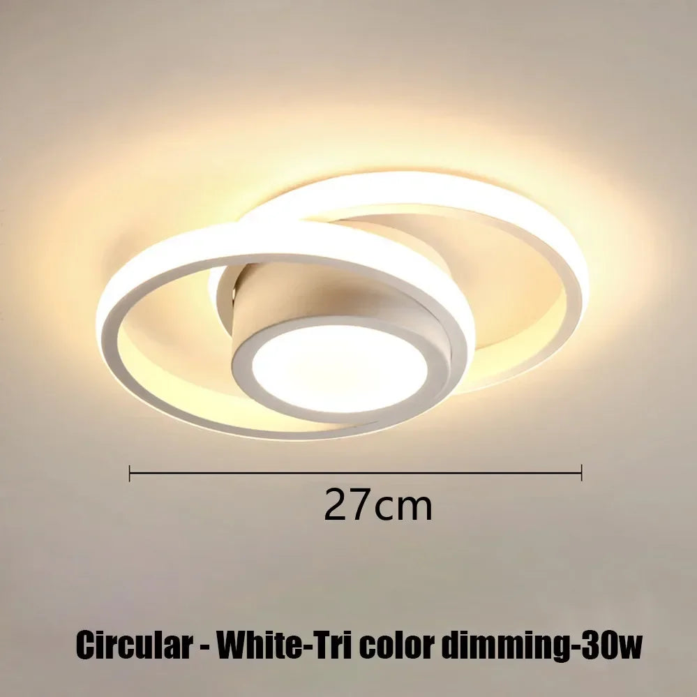 LED Strip Aisle Ceiling Lights Modern Minimalist Living Room Lamps For Balcony Entrance Staircase Home Decor corridor lamp