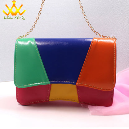 2024 Summer New Fashion Italian Women Shoes and Bag Set in Dark Purple Color Mature Style Comfortable Heels for Wedding