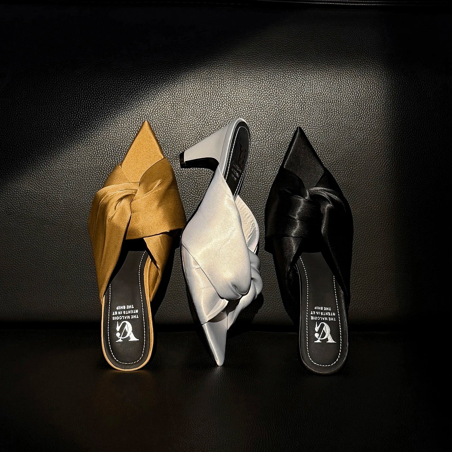 Women's Summer Sandals Luxury Satin Elegant Lady Pumps And Heels Peep Toe Dresss Party Wedding Shoes Pleated Sandal