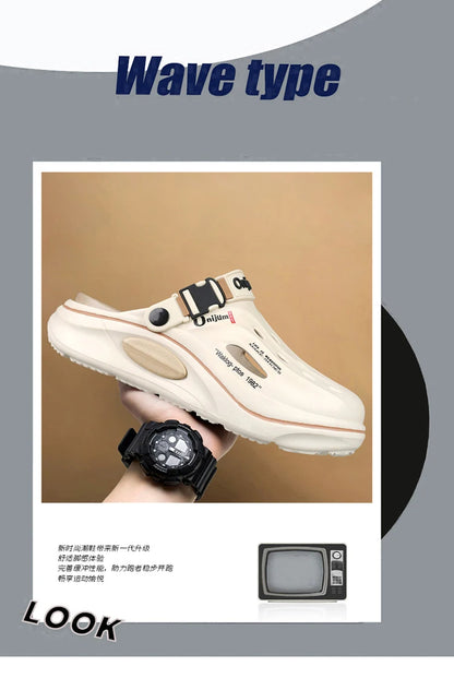 New Classic Summer Clogs Men Slipper Breathable Garden Shoes EVA Outdoor Comforty Beach Slides Home Sandals Antiskid Slippers