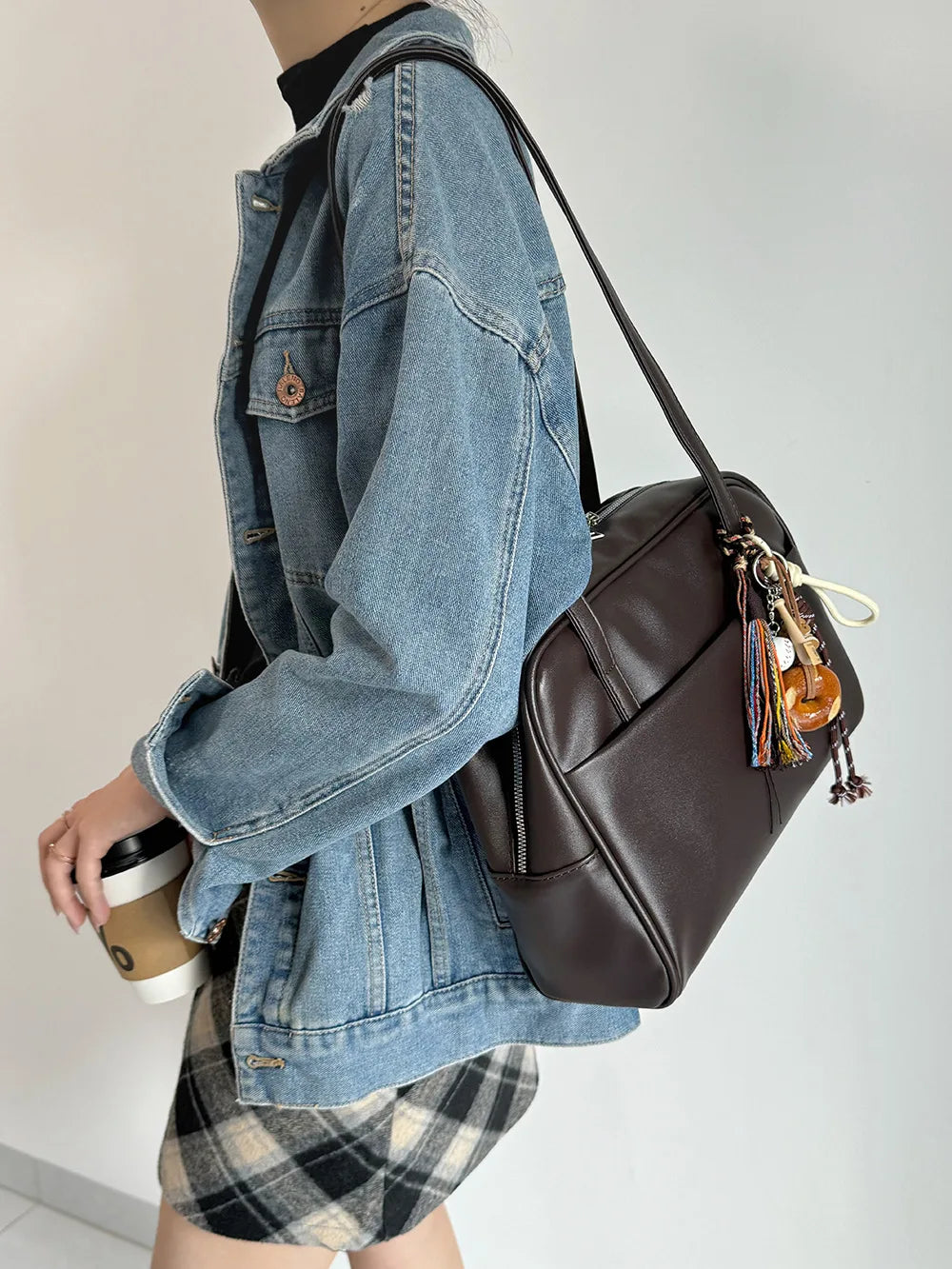 CGCBAG Vintage Designer Luxury Women Tote Bag Casual Lage Capacity Female Shoulder Bag High Quality PU Leather Ladies Handbags