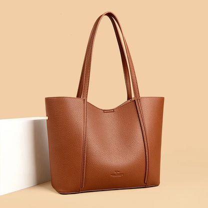 Luxury Designer Women Bags High Quality Leather Shoulder Crossbody Messenger Tote Bag Branded Large Handbag Purses for Female